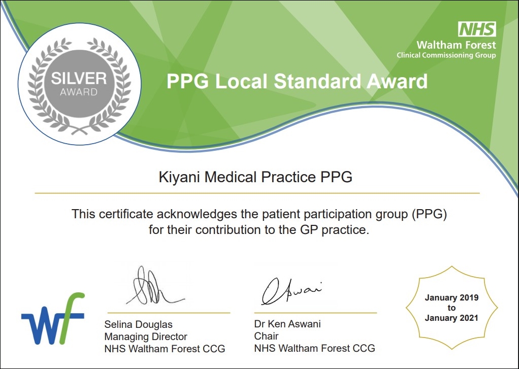 Silver PPG Local Standard Award